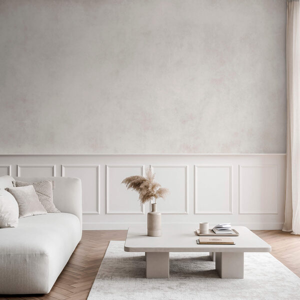 Weißes Papier mit rosa Flecken