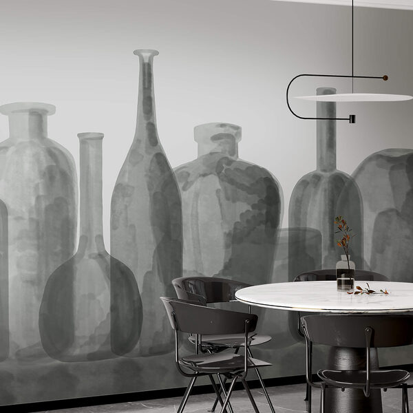 Gruppe von Glasflaschen