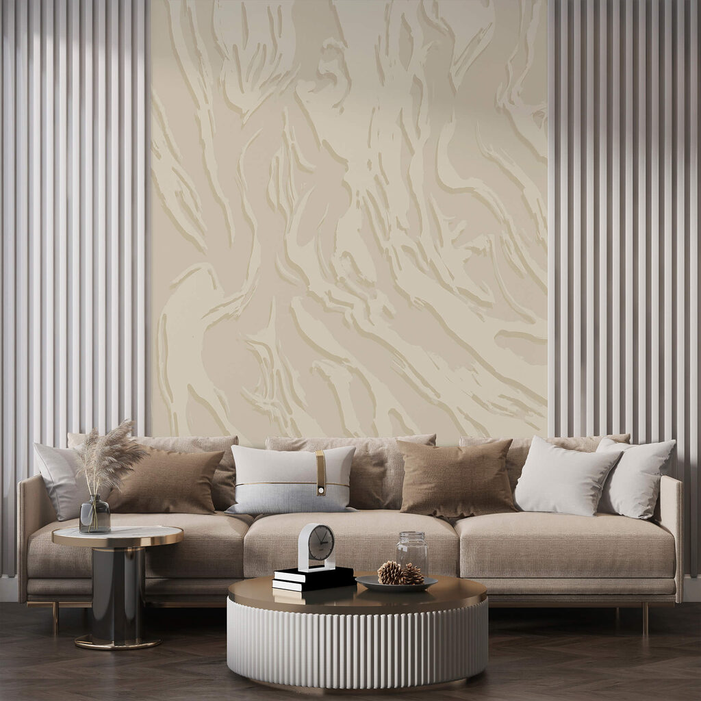 Weiße Oberfläche mit Linien