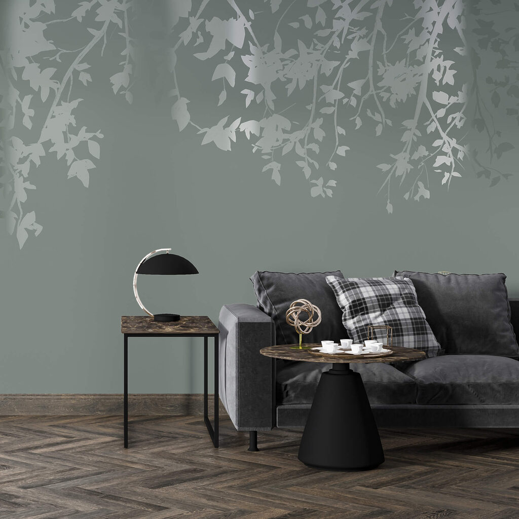 Baumzweige mit Blättern