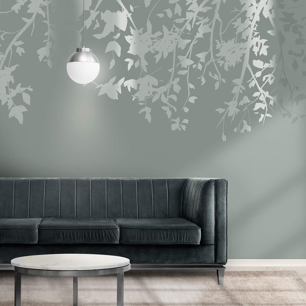 Baumzweige mit Blättern