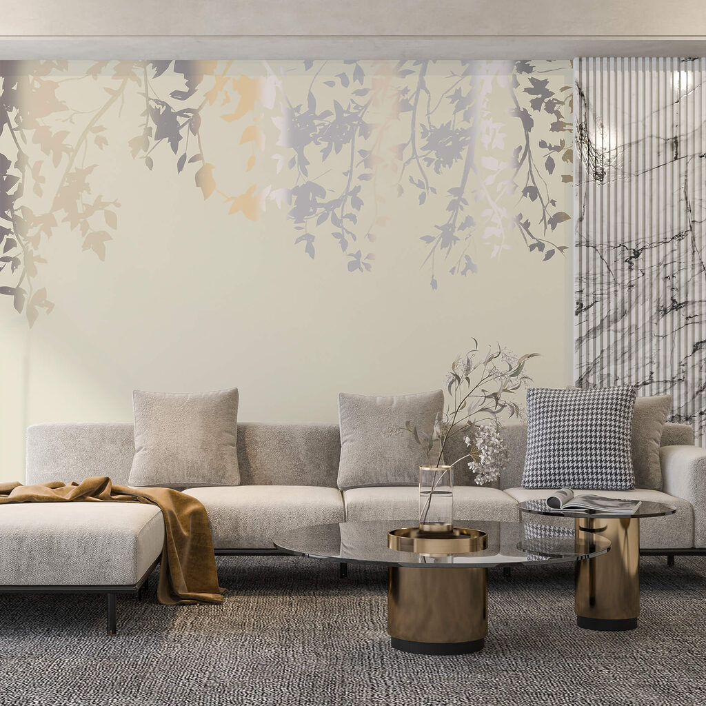 Baumzweige mit Blättern