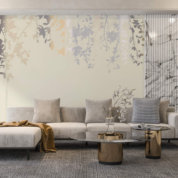 Baumzweige mit Blättern