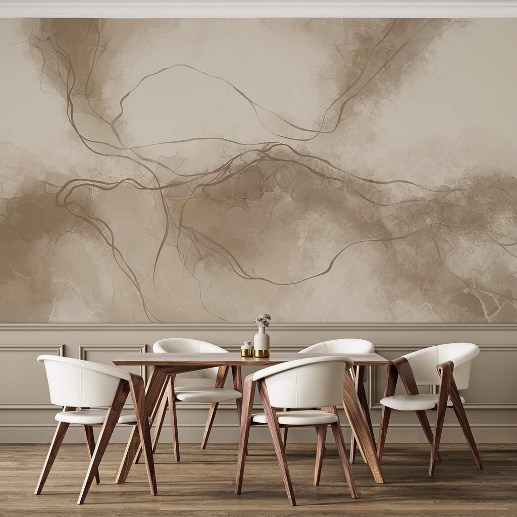 Sanfte Farbtöne verschmelzen zu einem eleganten Design
