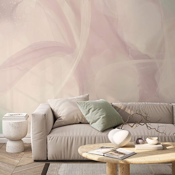 Sanfte Farbtöne, die sich in harmonischer Harmonie vermischen