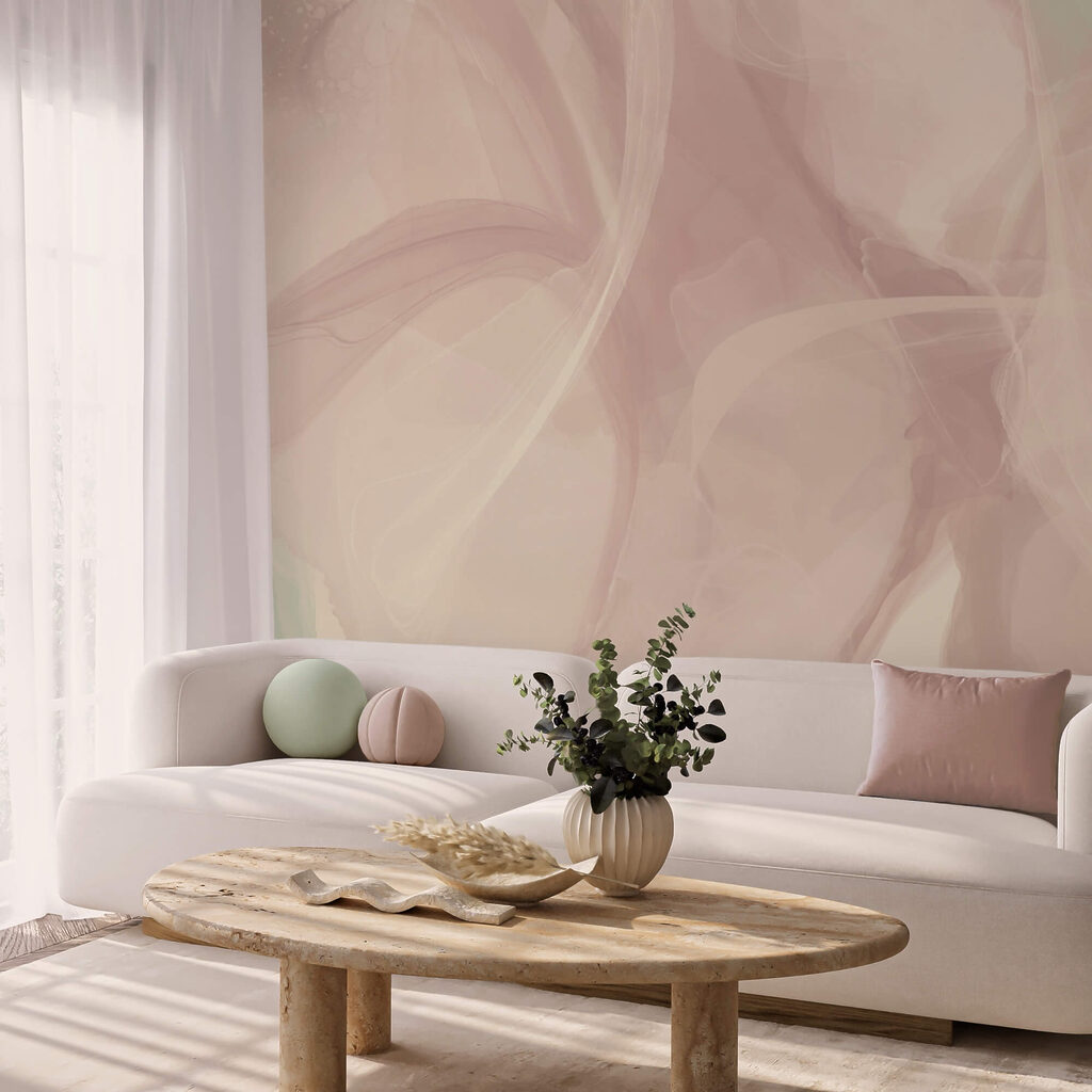 Ätherische Wirbel aus sanften Farben