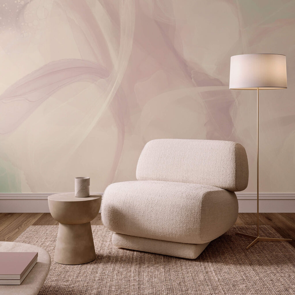 Ätherische Wirbel aus sanften Farben