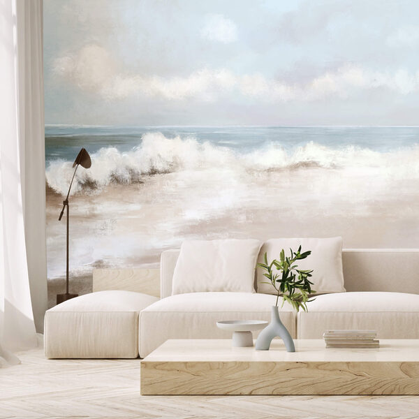 Gemälde eines Strandes