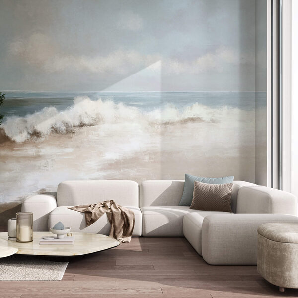 Gemälde eines Strandes