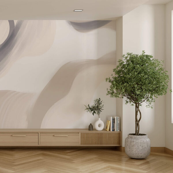 Abstrakte Wirbel in sanften Farbtönen Abstrakte Wirbel in sanften Farbtönen