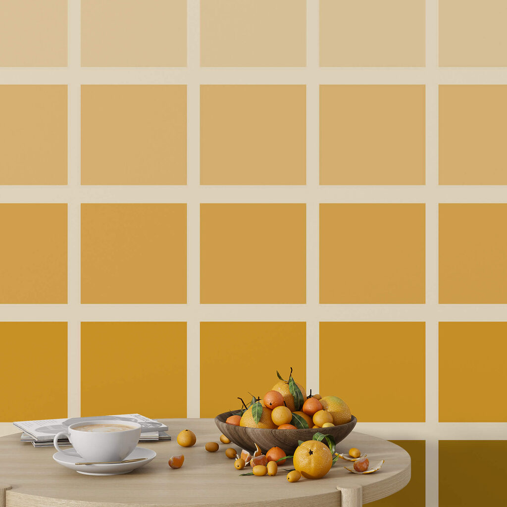 Gelbe und braune Quadrate Gelbe und braune Quadrate