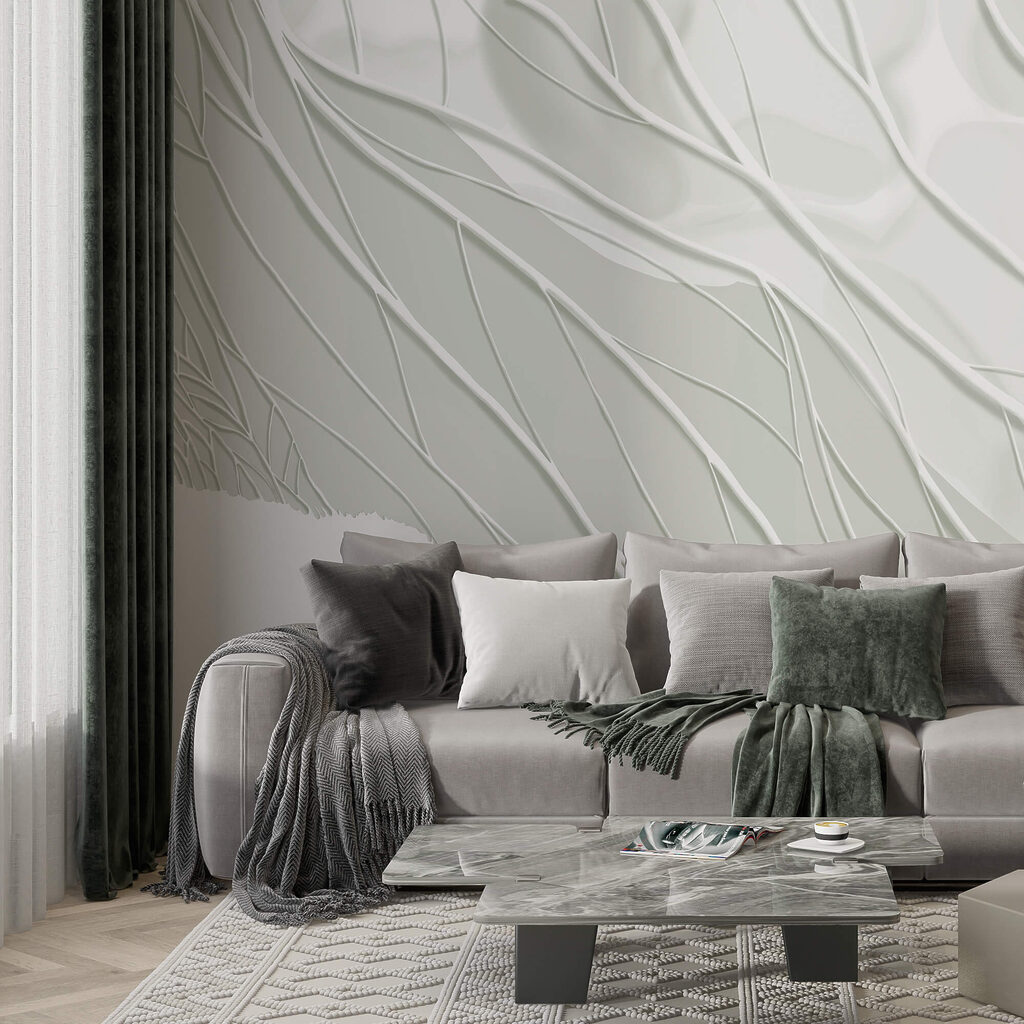 Weißer Hintergrund mit Linien