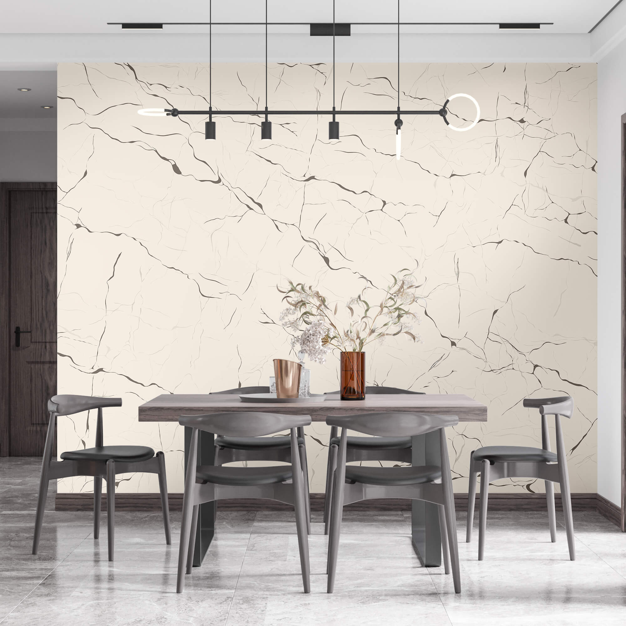 Weiße Oberfläche mit Rissen Weiße Oberfläche mit Rissen