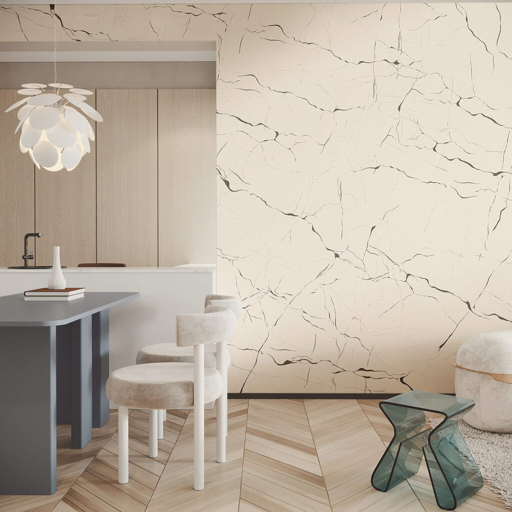 Weiße Oberfläche mit Rissen Weiße Oberfläche mit Rissen