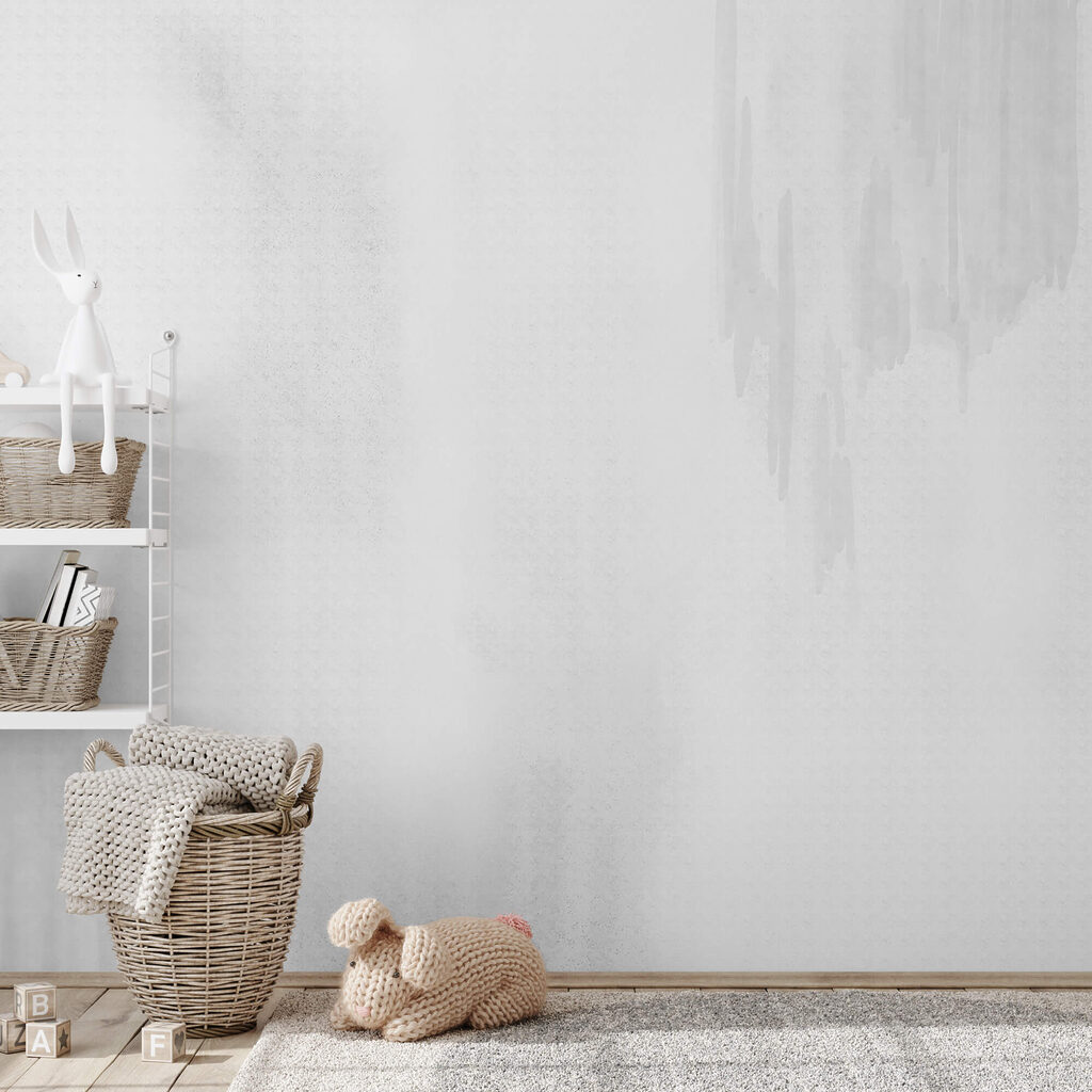 Weißer Hintergrund mit schwarzen Flecken