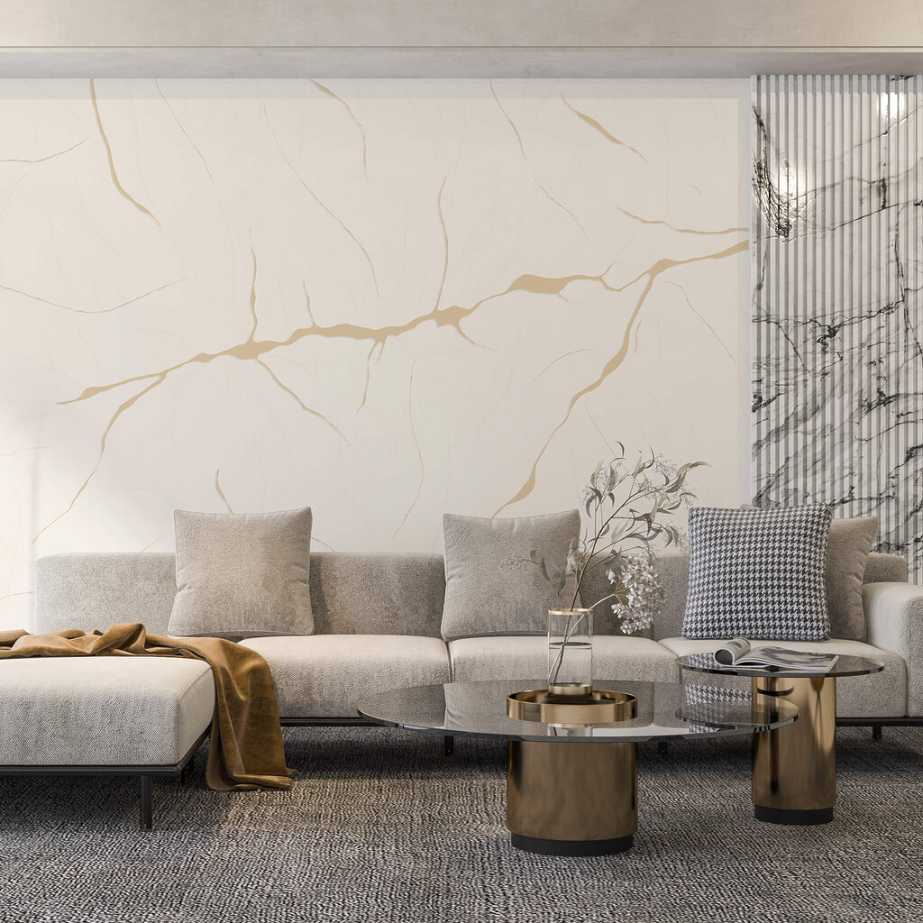 Weiße Oberfläche mit Rissen Weiße Oberfläche mit Rissen