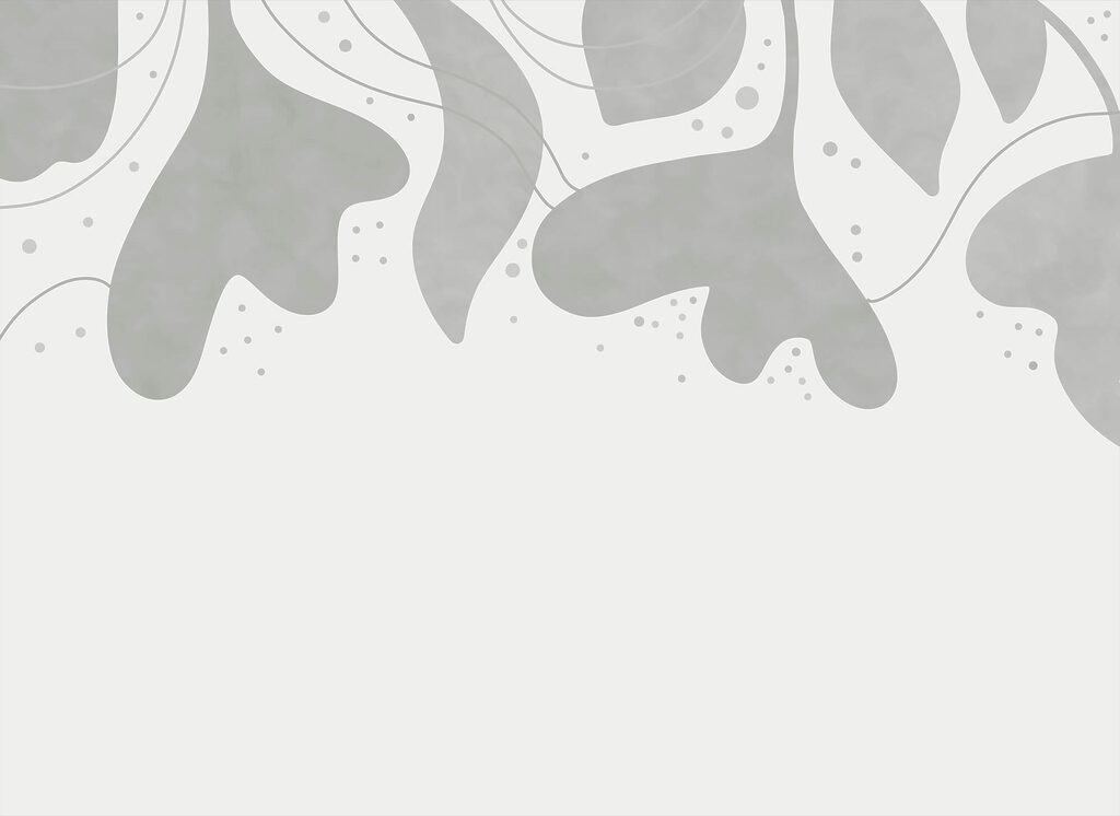 Grey and white background with leaves Grey and white background with leaves