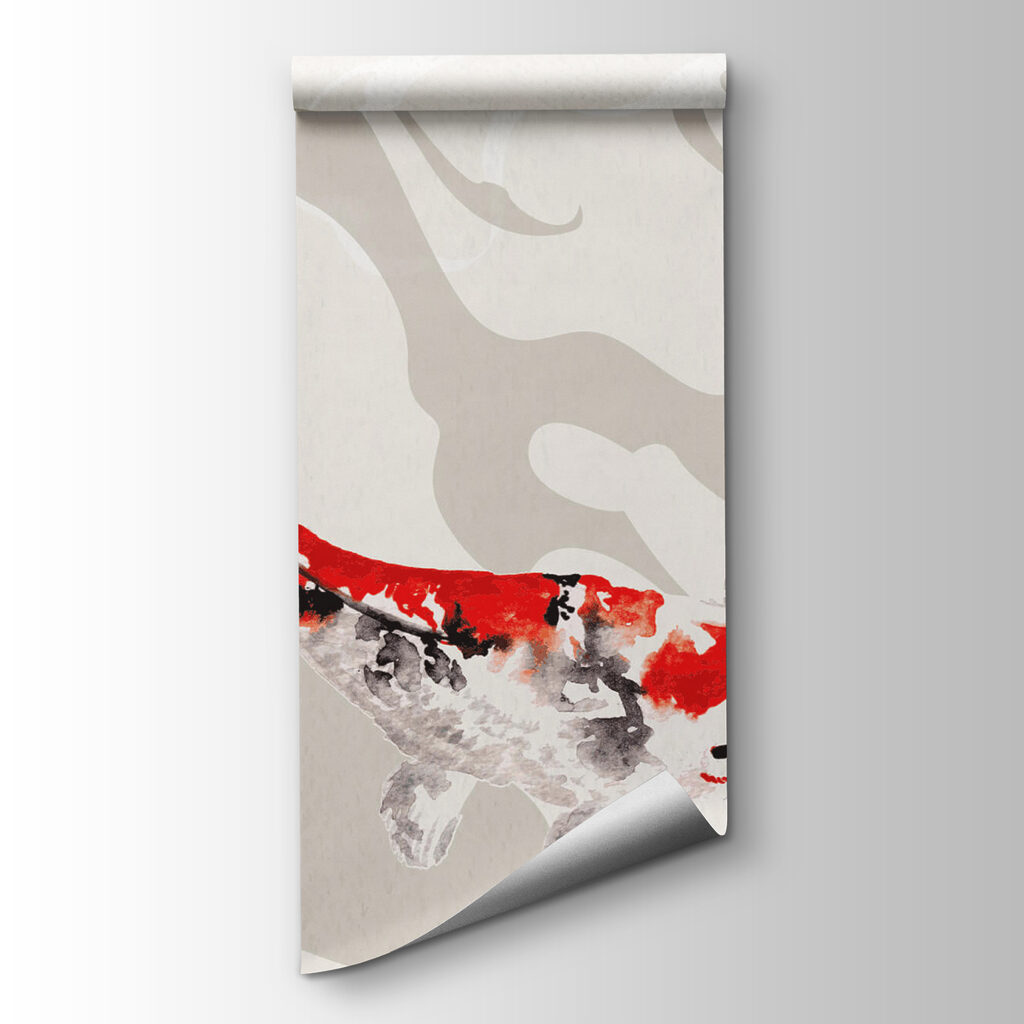 Painting of fish swimming