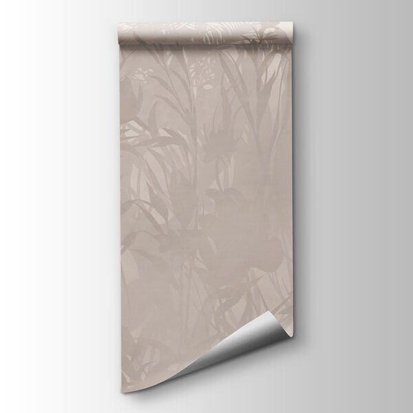 - Subtle botanical patterns in soft tones