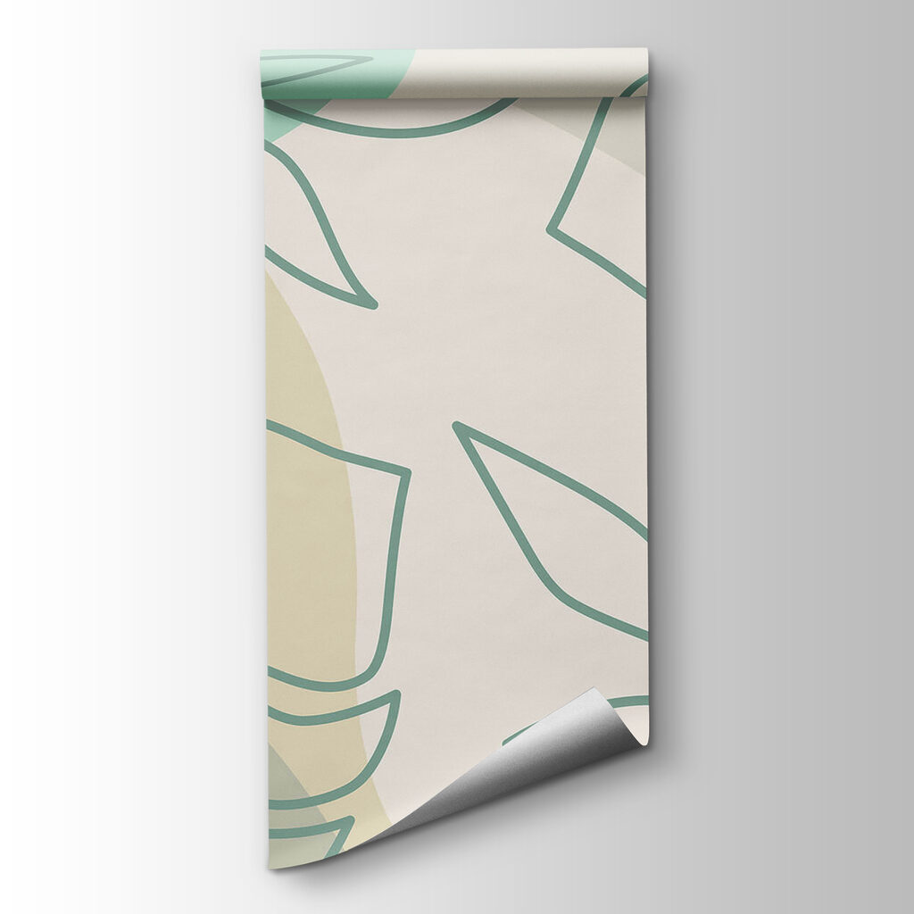 Pattern of leaves and circles Pattern of leaves and circles