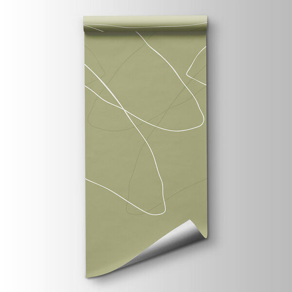 Green background with white lines