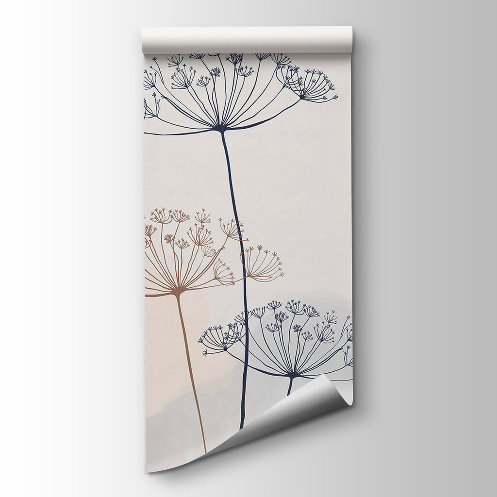 Group of flowers with a white background