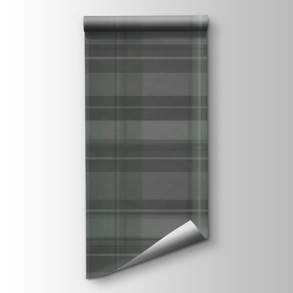 Grey and black plaid
