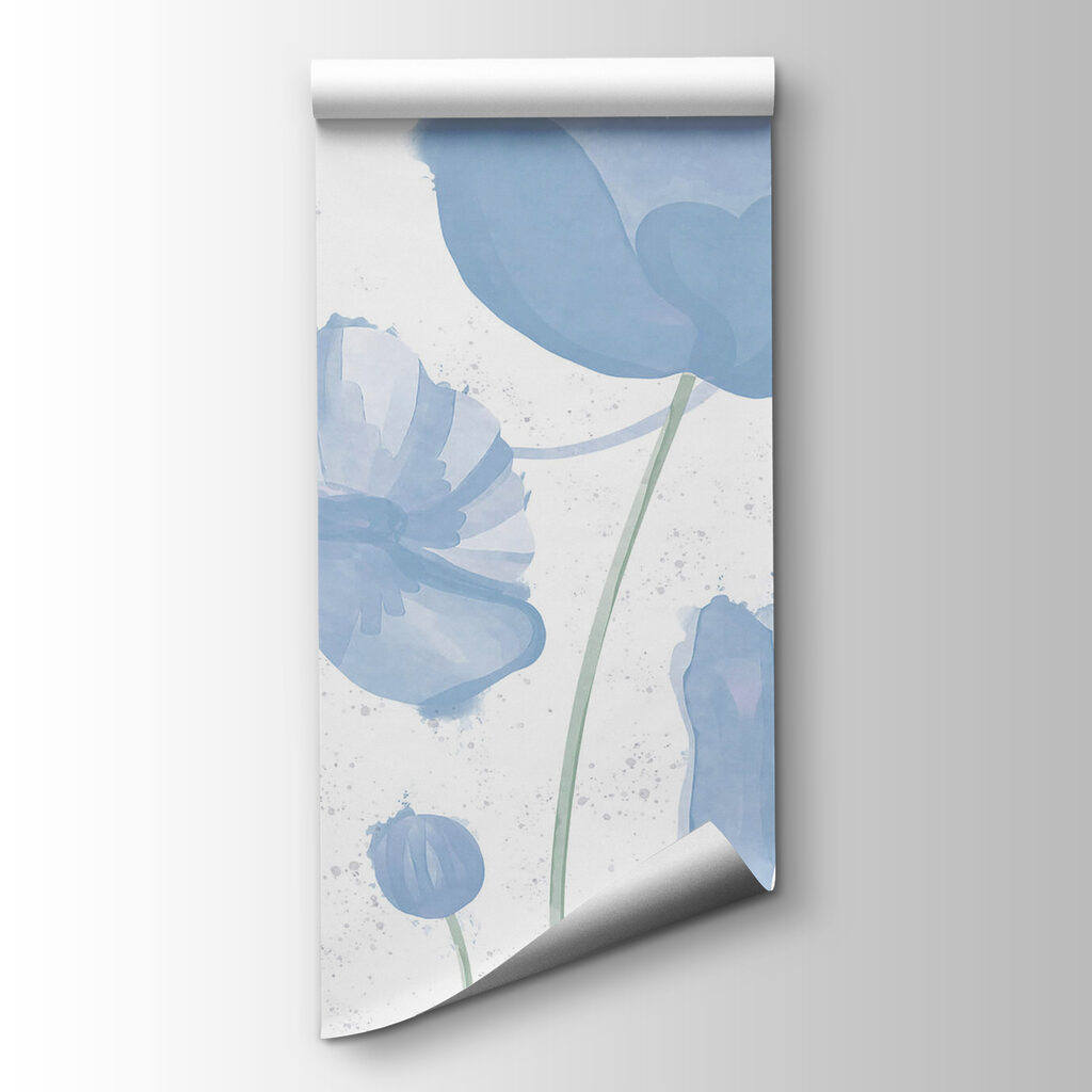 Delicate blooms in soft blue hues Delicate blooms in soft blue hues