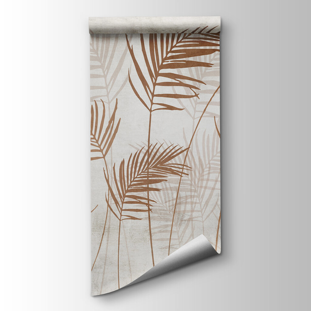 A group of brown leaves