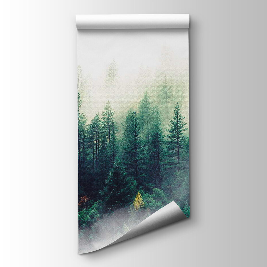 Birds flying over a forest Birds flying over a forest