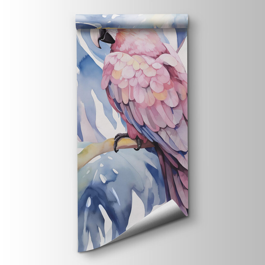 Colorful bird on a branch