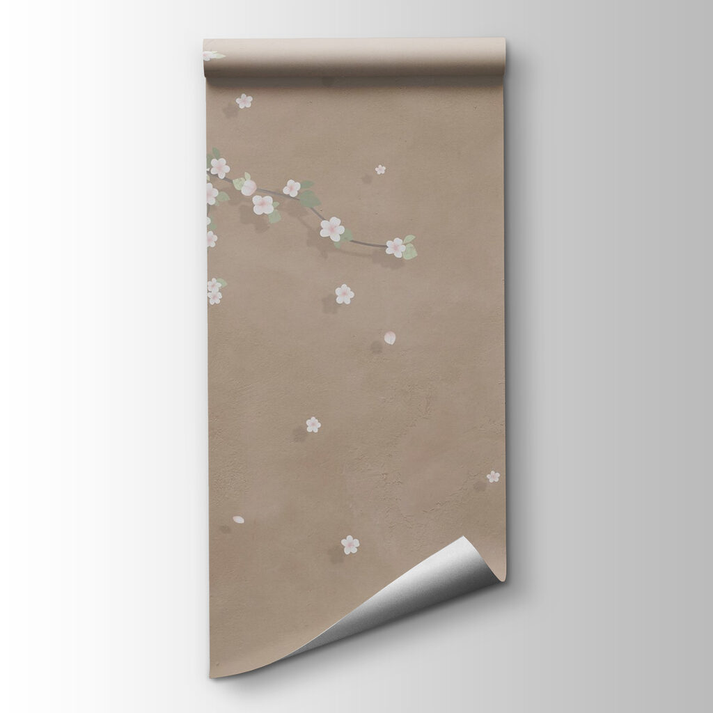 White flowers on a tree branch