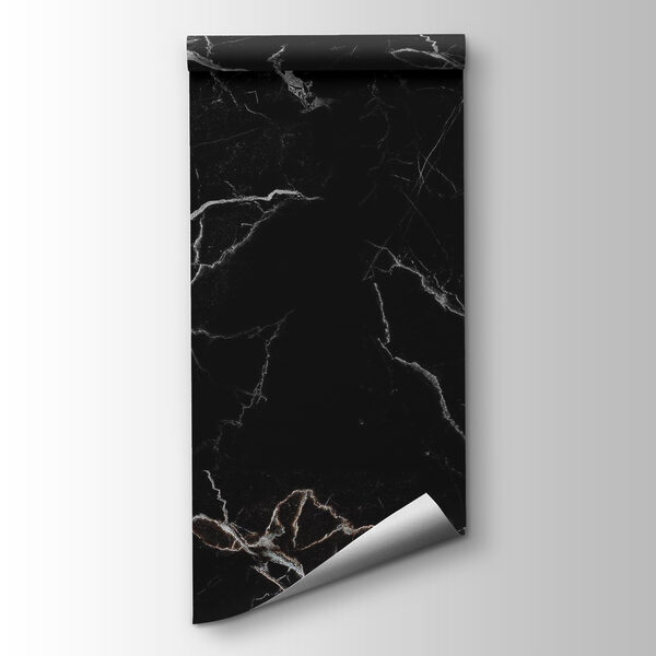 Black and white marble