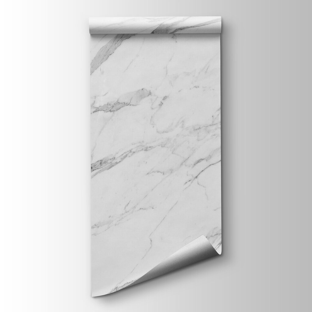 White marble with black veins