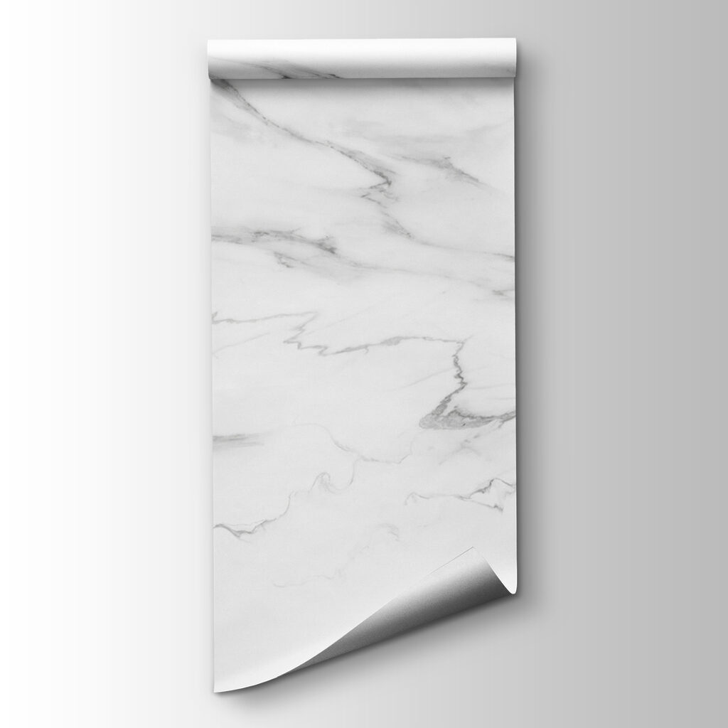 White marble with black veins