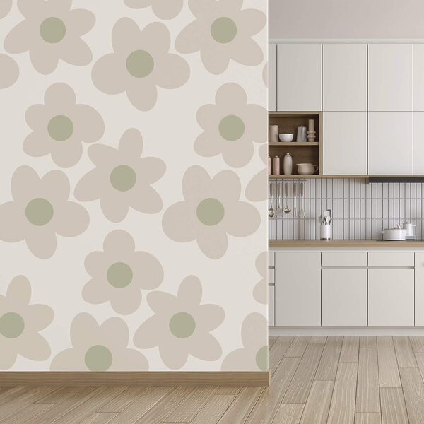 Blumenmuster auf weißem Hintergrund Blumenmuster auf weißem Hintergrund