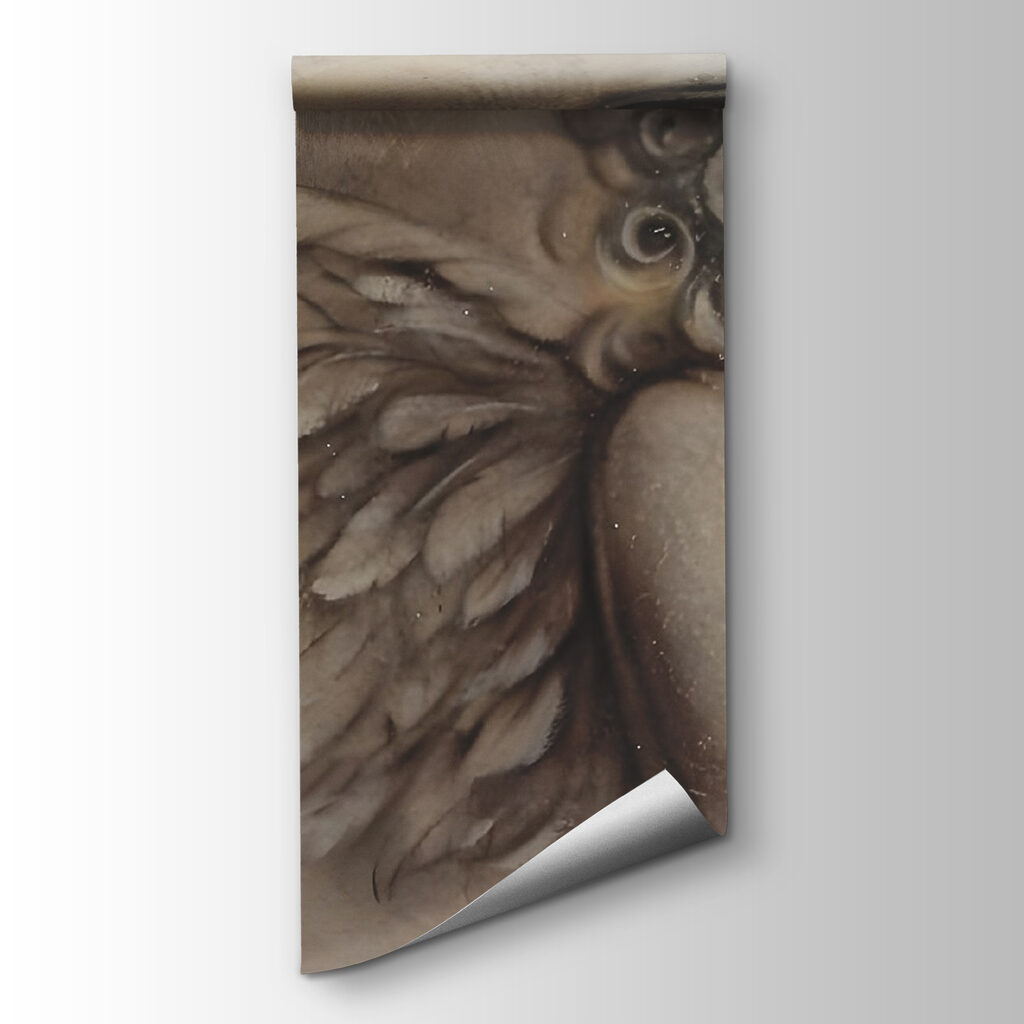 Painting of a baby angel