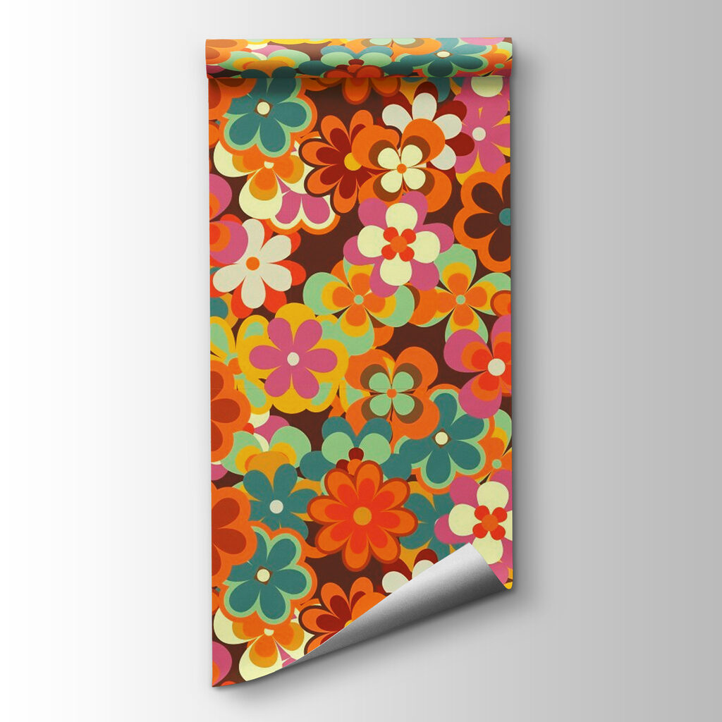 Group of colorful flowers