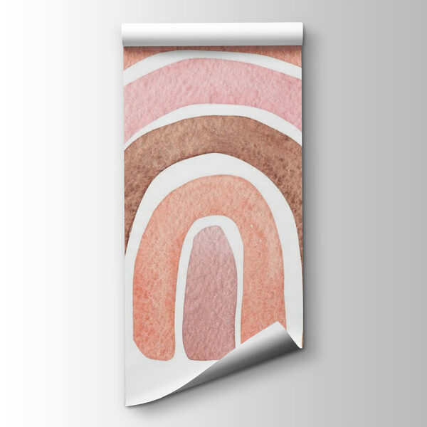 Watercolor rainbow on a white background Watercolor rainbow on a white background