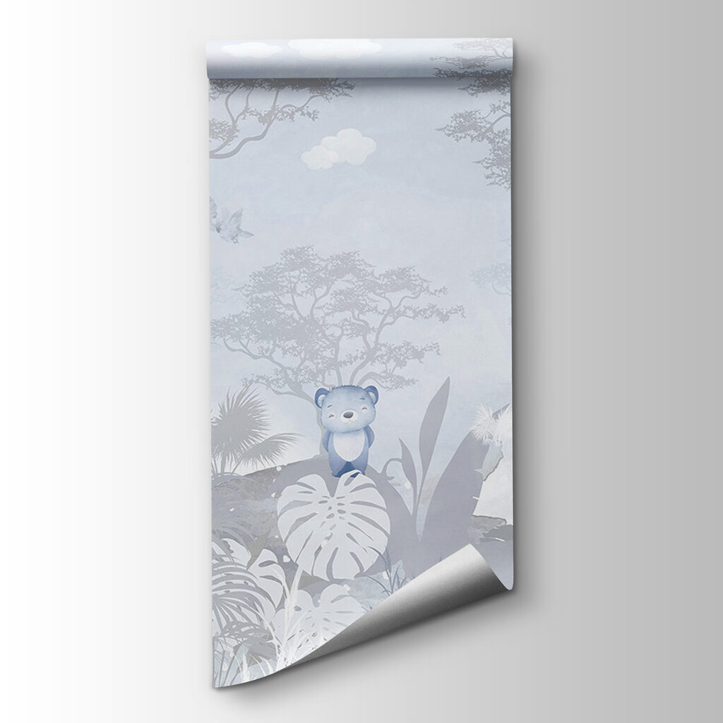 A group of animals in a forest