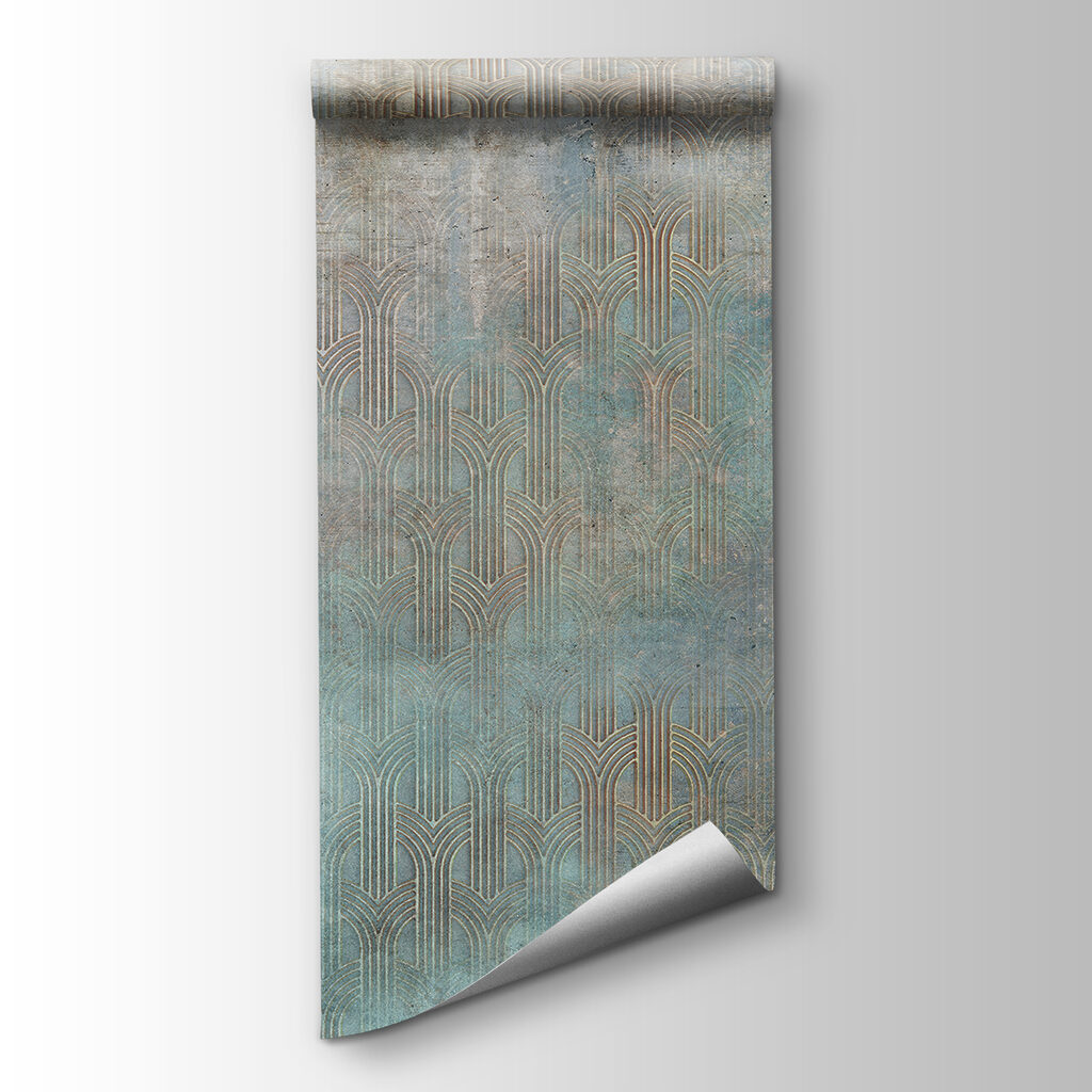 Wall with a pattern