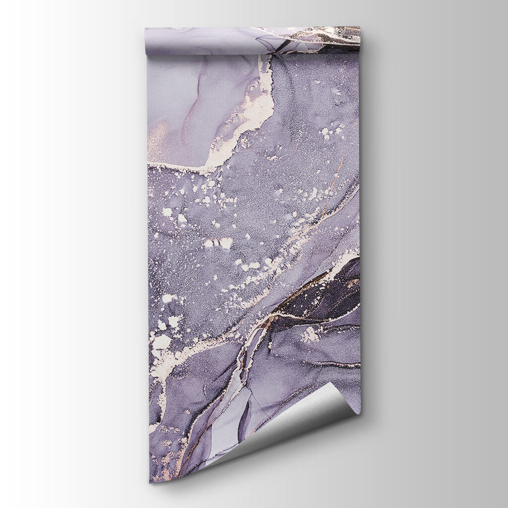 A close up of a painting