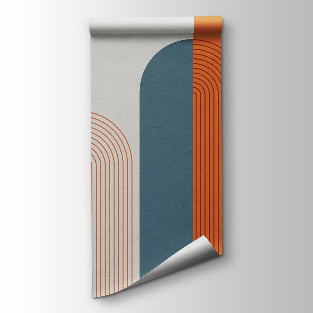 Colorful art with lines