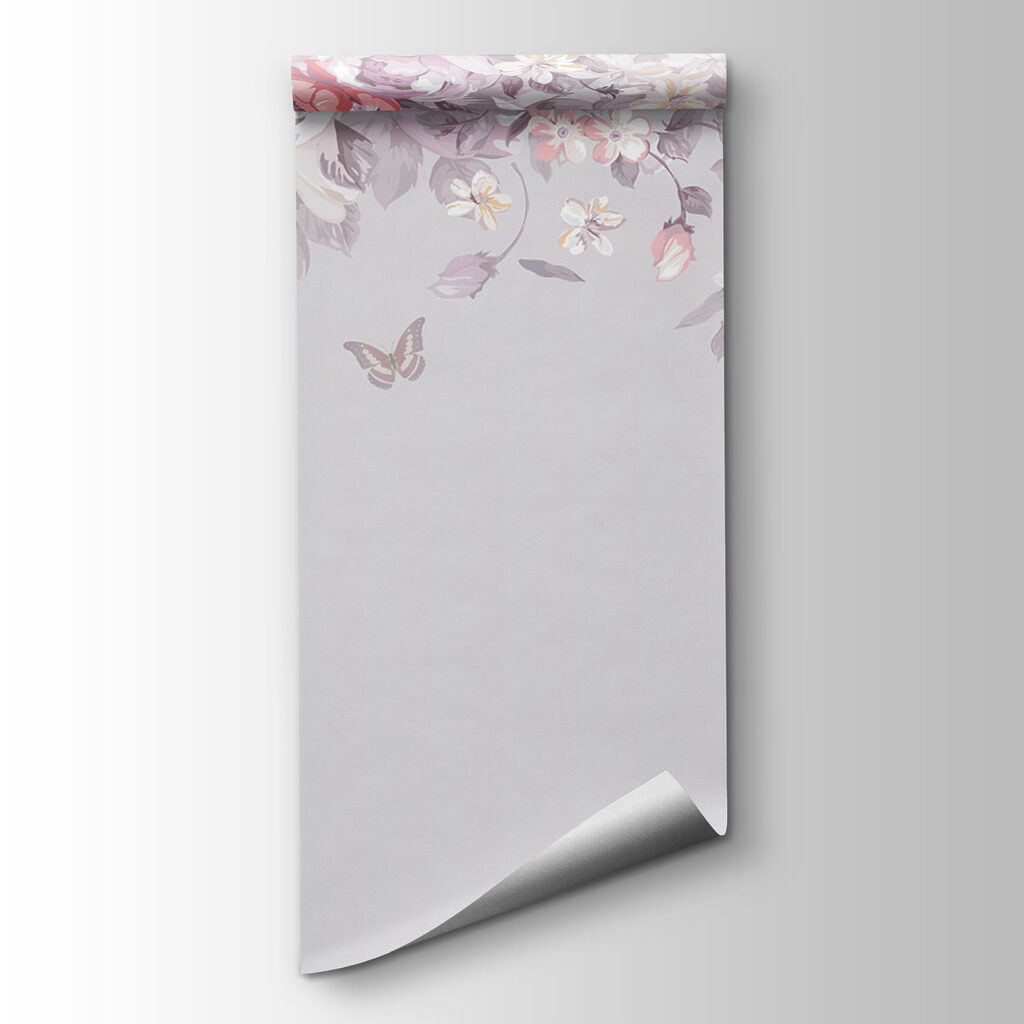 Floral pattern with butterflies Floral pattern with butterflies