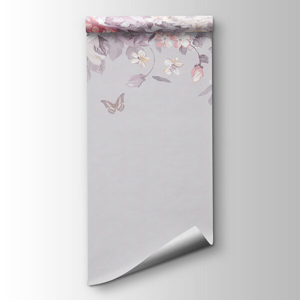 Floral pattern with butterflies Floral pattern with butterflies