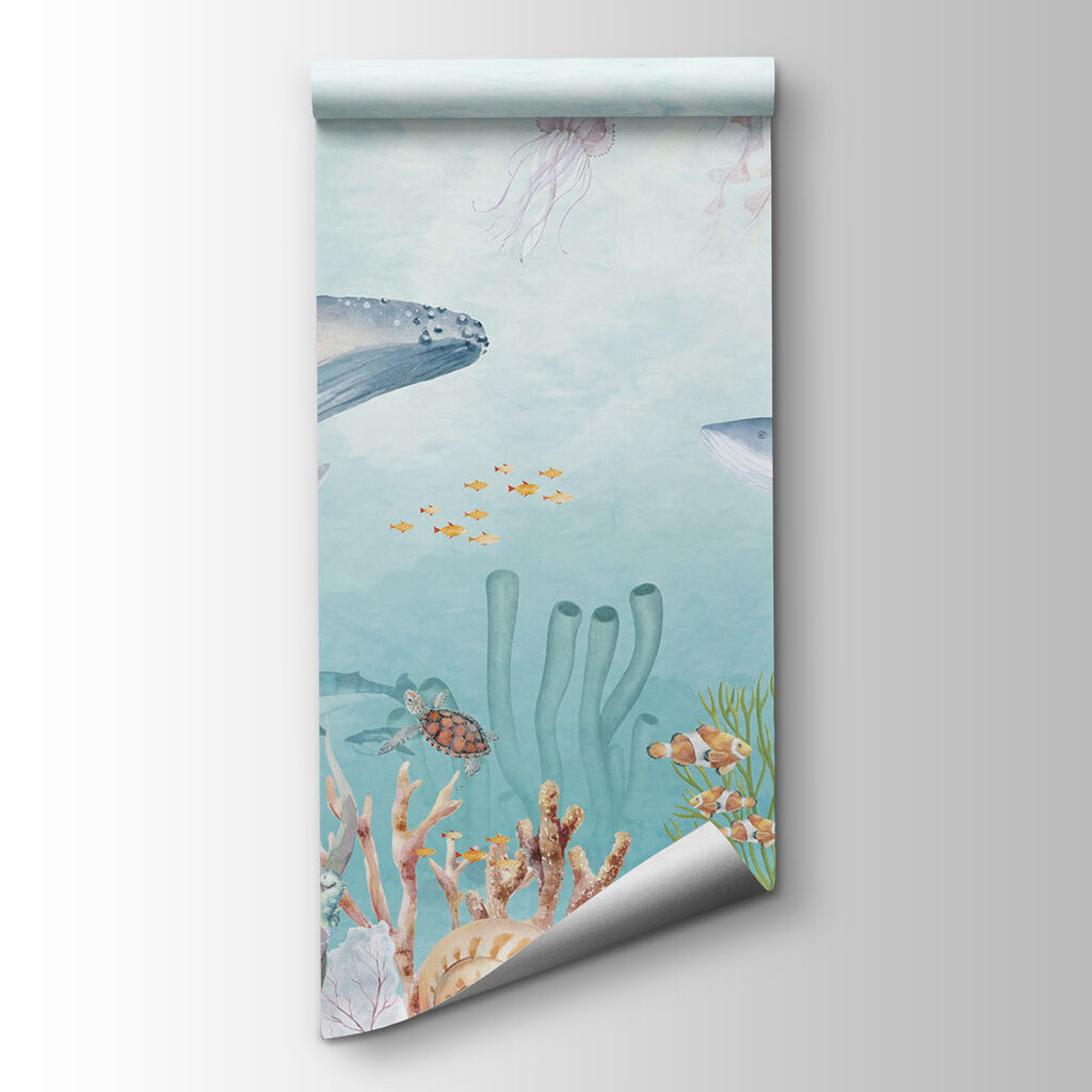 Watercolor of a sea life Watercolor of a sea life