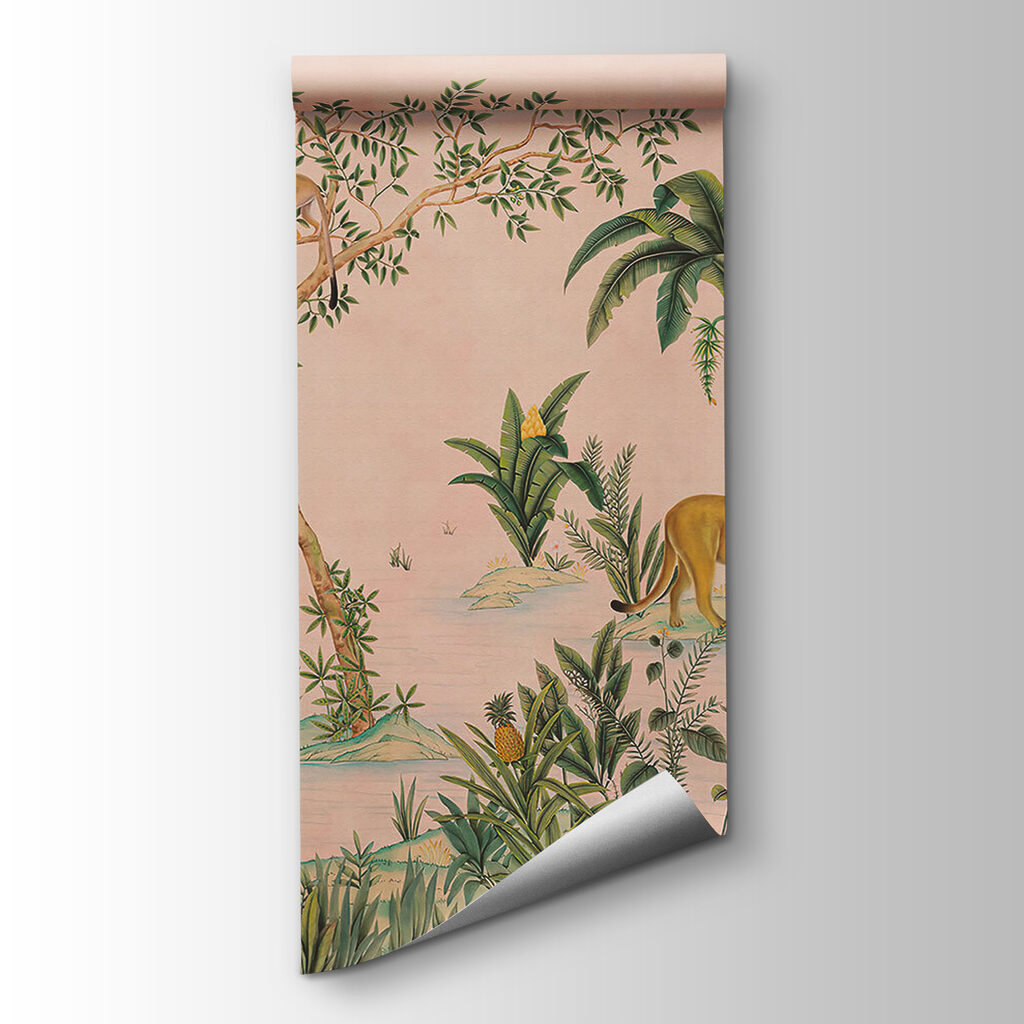 Wallpaper with animals and trees Wallpaper with animals and trees