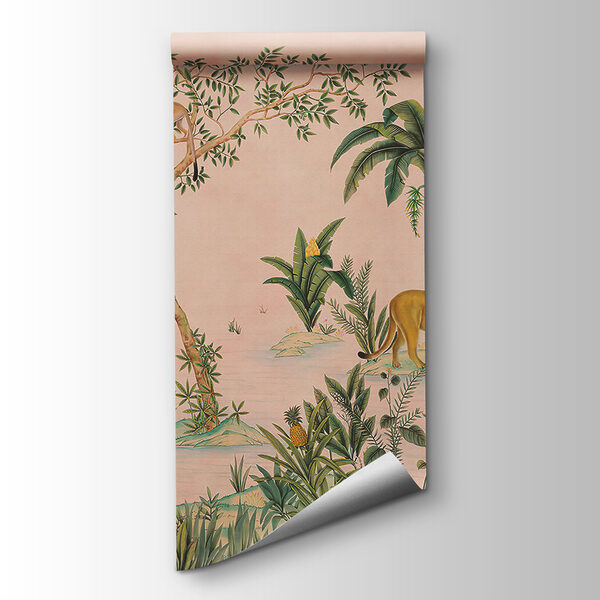 Wallpaper with animals and trees Wallpaper with animals and trees