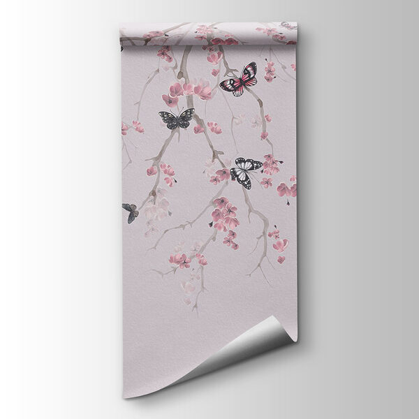 Butterflies on a tree branch