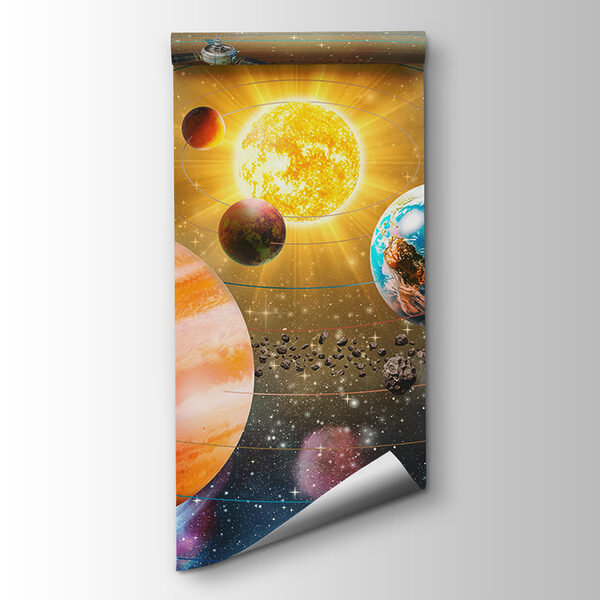 Planets and stars in space Planets and stars in space